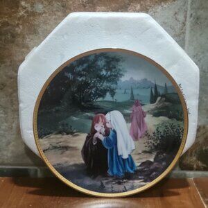Precious Moments Decorative Plate Hamilton Where You Go I Will Go